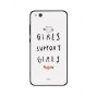 Zoot Girls Support Girls Printed Back Cover For Huawei P10 Lite , Grey And Black
