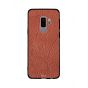 Zoot Folded Leather Pattern Printed Back Cover For Samsung Galaxy S9 Plus , Brown