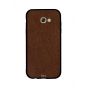 Zoot Folded Leather Pattern Printed Back Cover For Samsung Galaxy A7 2017 , Brown