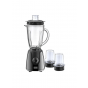 Black+Decker Blender with 2 Mills, 1.5 Liters, 400 Watt, Black - BX440G-B5 