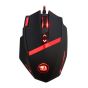 ماوس العاب سلكي ريدراجون، اسود واحمر - M801-RGB