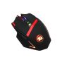 ماوس العاب سلكي ريدراجون، اسود واحمر - M801-RGB