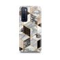 Covery Black And White Marble Printed Back Cover for  Huawei Nova 7