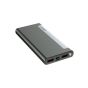 Ldnio Power Bank 10000mAh, 2 USB Ports, Black and Grey - PQ1019