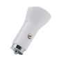 Ldnio Car Charger with Lightning Cable, 36W, 2 Ports, White