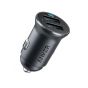 Anker Car Charger, 24 Watt, 2 USB Ports, Black-  A2727H12