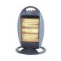 Halogen Heater 3 Candle 1200 Watts, Grey - AS-12