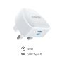 Anker Anker PowerPort III Nano Wall Charger, 1 Port, 20 Watt, White - A2632L21