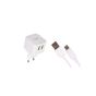 Ldnio Wall Charger with Micro Cable, 12W, 2 Ports, White