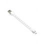Ldnio Micro USB Bracelet Data Cable, 15 Cm, White - LS50