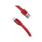 Borofone Type-C Charging Cable, 1.2 M, Red - BU8