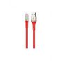 Borofone Bending Resistance Lightning Charging Cable, 1.2M, Red - BU7
