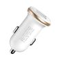 Borofone Car Charger, 2.1 A, 2 Ports, White
