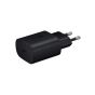 شاحن سامسونج، بقوة 25 وات، منفذ USB-C، اسود - EP-TA800NBEGGB، مع كابل شحن سامسونج بموصل USB-C، طوله 1 متر، 5 امبير، اسود - EP-DN975BBEGWW