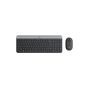 Logitech Slim Wireless Keyboard and Mouse Combo, Black - MK470