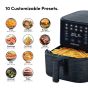 Nutricook Digital Air Fryer 2, 5.5 Liters, 1700 Watt, Black - NCAF205K 