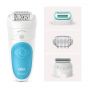 Braun Silk-epil 5 Epilator, Wet and Dry, White and Blue- SES5-610