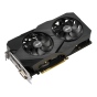 Asus Dual GeForce GTX 1660 OC Graphics Card, 6GB GDDR6, Black - GTX1660S-O6G-EVO