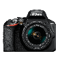 Nikon D3500 DSLR Camera, 24.2MP, 18-55mm - Black