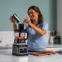Ninja 3-in-1 Food Processor with Attachments, 1200W, Black and Silver - BN800UK