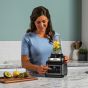 Ninja 3-in-1 Food Processor with Attachments, 1200W, Black and Silver - BN800UK