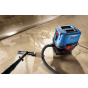 Bosch GAS 15 PS Professional Bagless Wet and Dry Vacuum Cleaner, 1100 Watt - Black and Blue