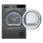 LG Front Load Condenser Dryer, 8 Kg, Dark Silver- RH80T2SP7RM