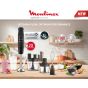 Moulinex Optichef Hand Blender with Attachments, 800 ml Beaker, 1000 Watt, Black - DD6553EG