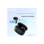 Oraimo FreePods 3C Earbuds, Black- OEB-E104DC and T800 Ultra Series 8 Smart Watch, 49mm - Silver Case and Orange Strap with Extra Black Strap