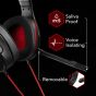 Anker Strike 1 Gaming Headset with Microphone - Black Red