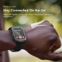 Oraimo Watch Nova V, 2.1 Inch, Black - OSW-802N with Wireless Earbuds with Noise Cancelling, Black - OTW-625