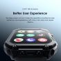 Oraimo Watch Nova V, 2.1 Inch, Black - OSW-802N with Wireless Earbuds with Noise Cancelling, Black - OTW-625