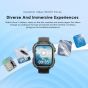 Oraimo Watch Nova V, 2.1 Inch, Black - OSW-802N with Wireless Earbuds with Noise Cancelling, Black - OTW-625