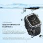 Oraimo Watch Nova V, 2.1 Inch, Black - OSW-802N with Wireless Earbuds with Noise Cancelling, Black - OTW-625