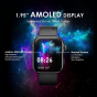 Oraimo Watch ES2, 1.95 Inch, Black Case and Strap - OSW-810 with Wireless Earbuds, Black - OTW-625
