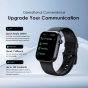 Oraimo Watch ES2, 1.95 Inch, Black Case and Strap - OSW-810 with Wireless Earbuds, Black - OTW-625