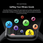 Oraimo Watch ES2, 1.95 Inch, Black Case and Strap - OSW-810 with Wireless Earbuds, Black - OTW-625