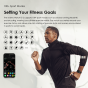 Oraimo Watch ES2, 1.95 Inch, Black Case and Strap - OSW-810 with Wireless Earbuds, Black - OTW-625
