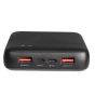 Riversong PB30 Power Bank, 10000mAh, 2 Ports, Black With ICONZ Laptop Backpack - Red