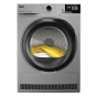 Zanussi Tumble Dryer Inverter Motor, 8 Kg, Silver - ZW6C4826CS