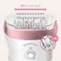 Braun Silk-epil 9 Wet & Dry Epilator for Women, White - SES9-720