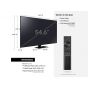 شاشة تلفزيون سامسونج سمارت 55 بوصة QLED بدقة 4K UHD مع ريسيفر داخلي - QA55Q80AAUXEG