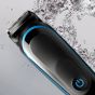 Braun 9 in One Hair Trimmer with Gillette Fusion5 ProGlide Razor for Men, Black/Blue - MGK5280