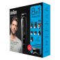 Braun All in One Hair Trimmer with Gillette Fusion5 ProGlide Razor for Men, Black - MGK5260