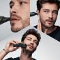 Braun 9 in One Hair Trimmer with Gillette Fusion5 ProGlide Razor for Men, Black/Blue - MGK5280