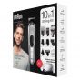 Braun All-in-one Trimmer 10-in-1 with Gillette Fusion5 ProGlide Razor, Silver - MGK7220