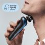 ماكينة حلاقة براون Series 6 SensoFlex للاستعمال الجاف والرطب، اسود/ازرق - 60-B1000s