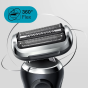 Braun Series 7 Wet and Dry Shaver with SmartCare , Black - 70-N7200cc