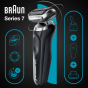 Braun Series 7 Wet and Dry Shaver with SmartCare , Black - 70-N7200cc