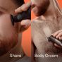 ماكينة تشذيب شعر براون هايبرد بملحقاتها، للاستعمال الجاف والرطب، اسود - سيريز XT5300